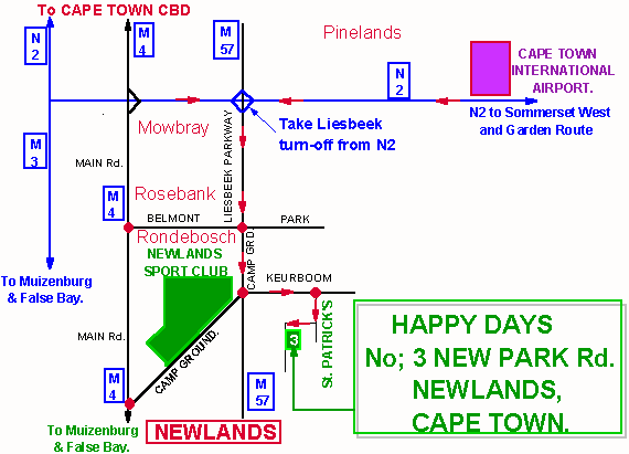 Happy Days's map