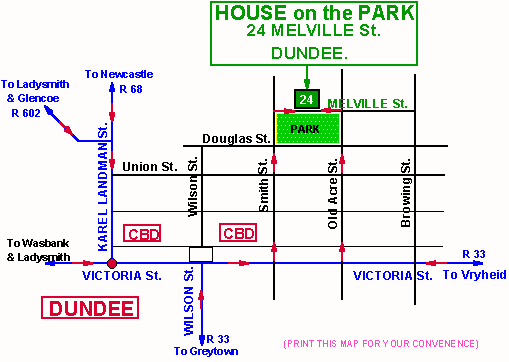 House On The Park's map